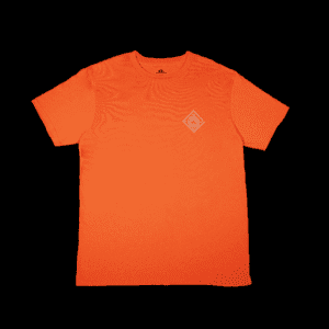 Quiksilver Naranja con Gráfico Geométrico