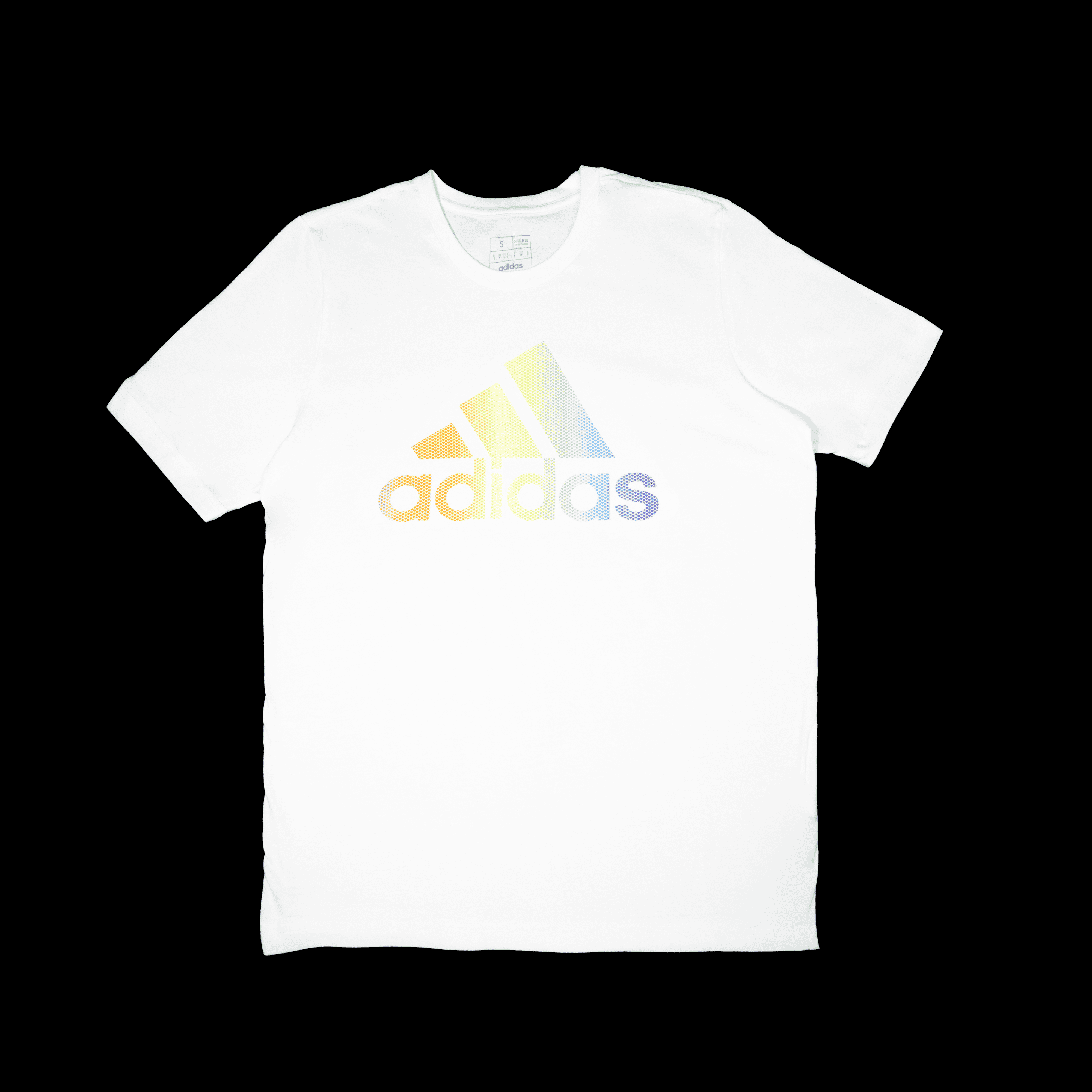 Adidas Blanca con Logo Rainbow