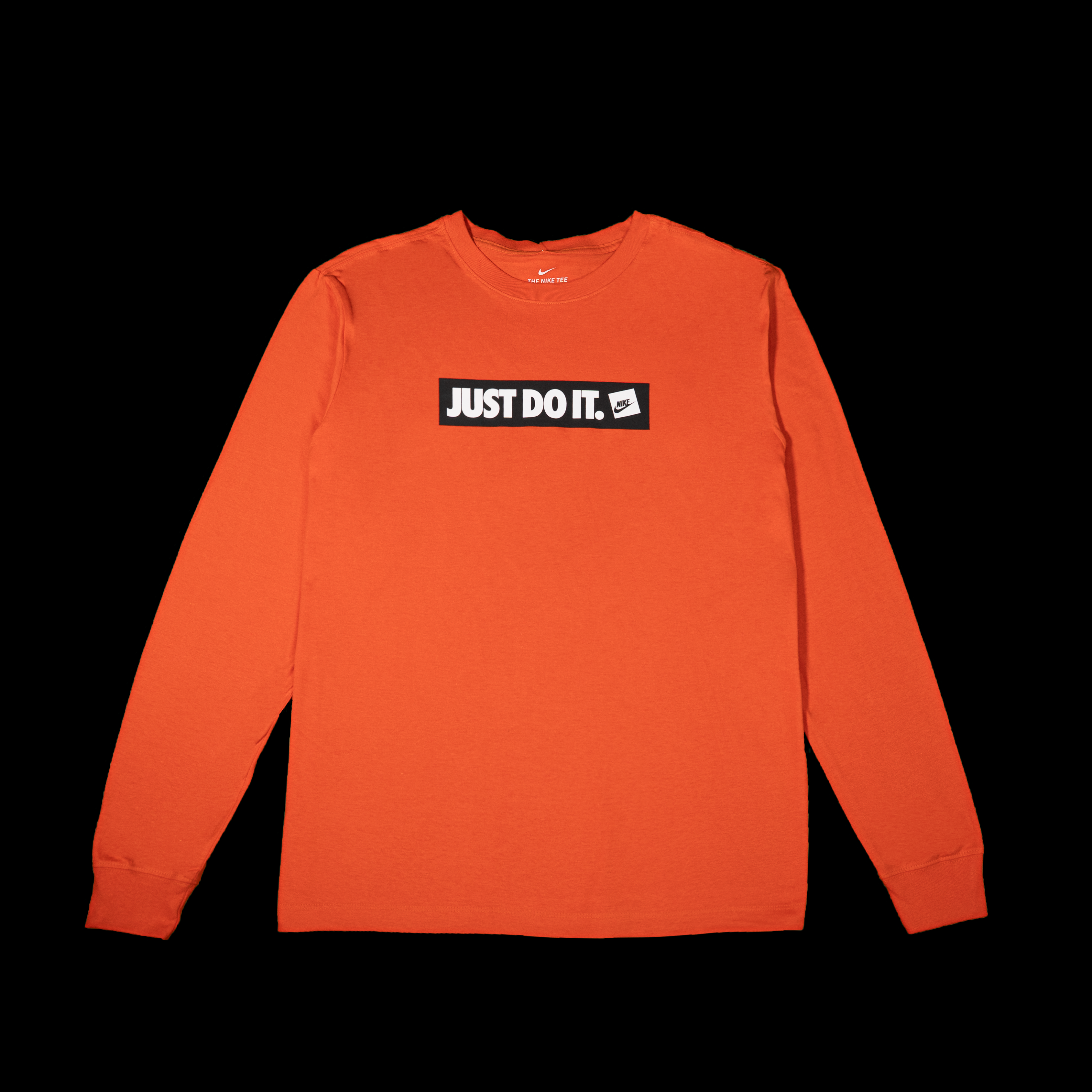 Nike “Just Do It.” Manga Larga – Naranja