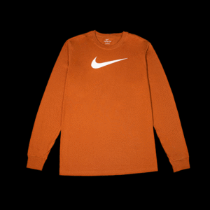 Nike Manga Larga – Logo Swoosh Blanco