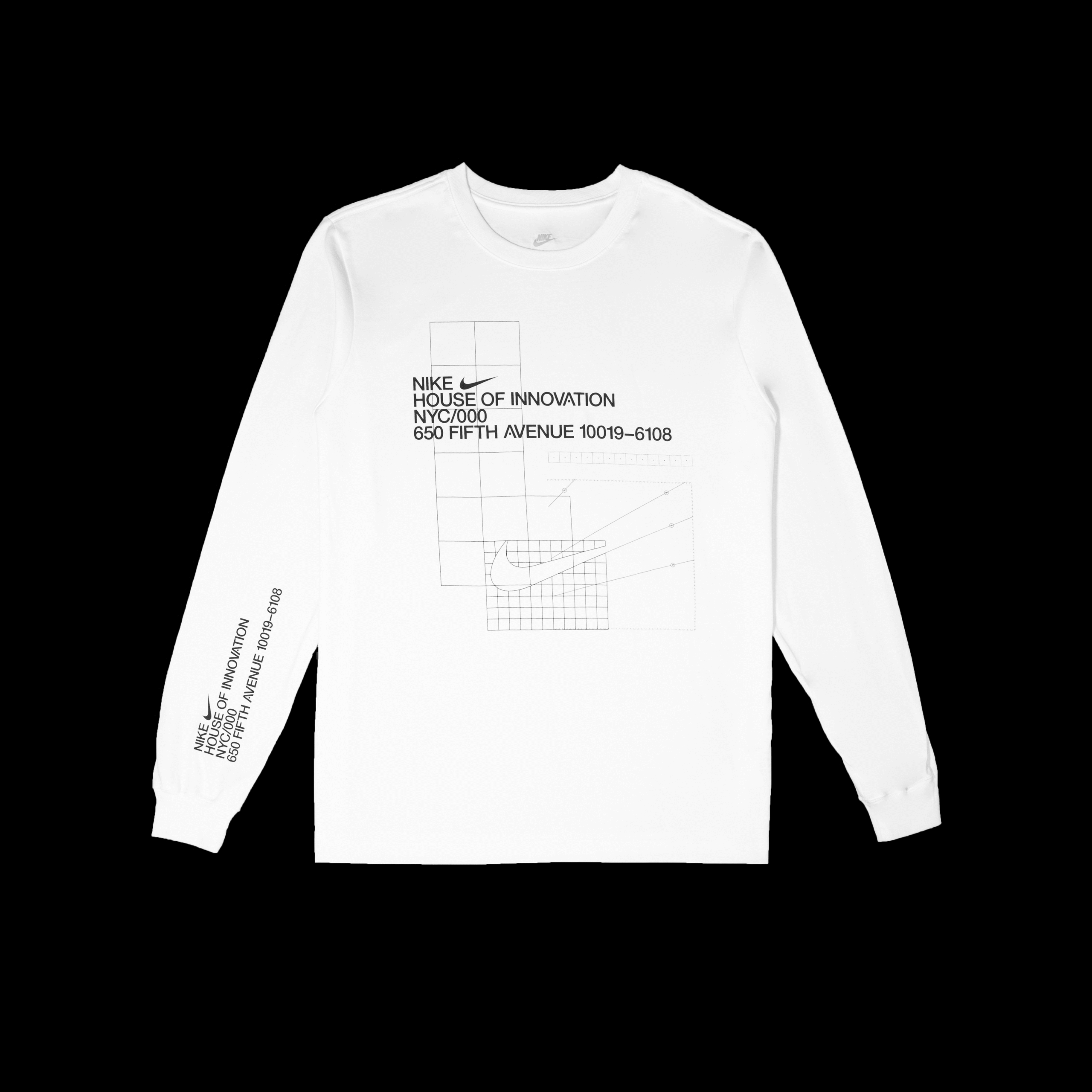 Nike House of Innovation NYC – Manga Larga Blanca