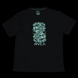 Camiseta RVCA Negra – Graphic Skull & Floral